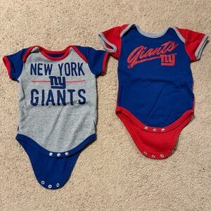 NFL Baby Bodysuit Set in Blue and Red